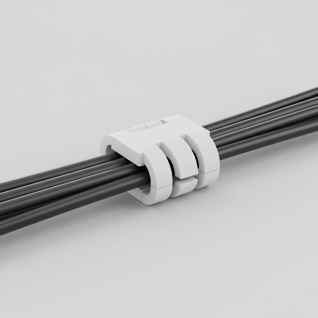Clip de Cable KLAMMA - Pieza 3D impresa bajo pedido