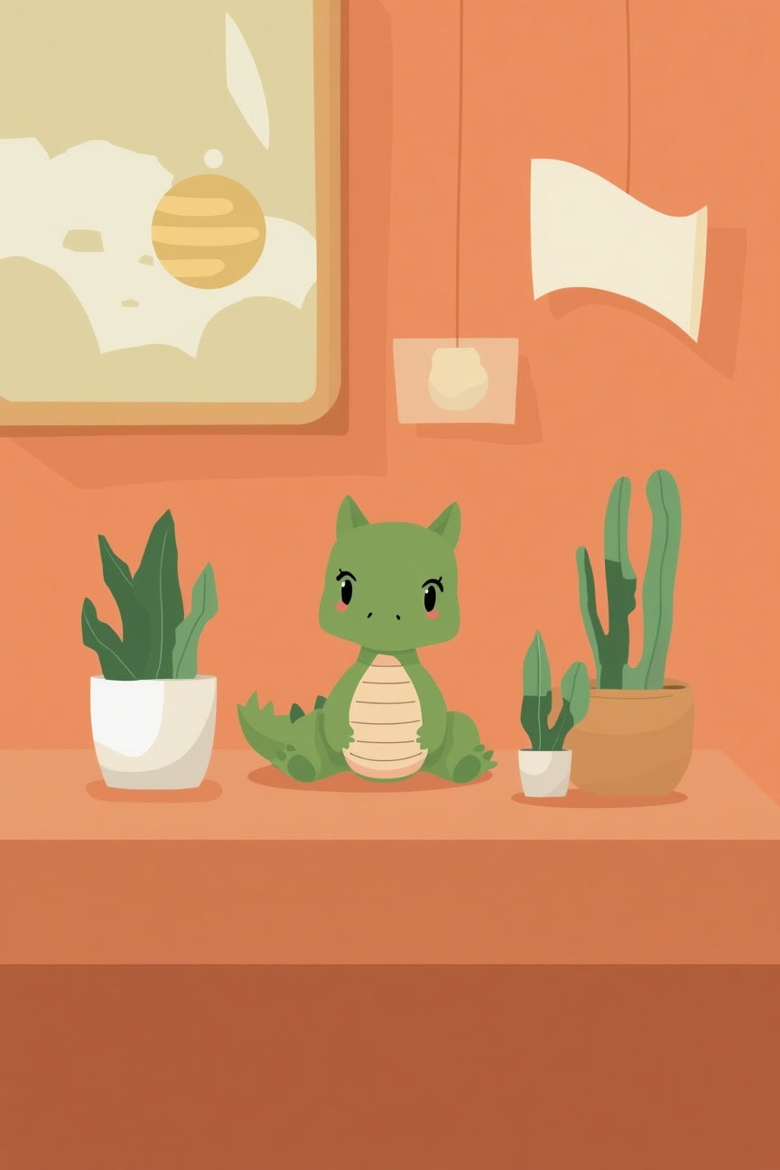 Bebé Dragón Decorativo - Pieza 3D impresa bajo pedido