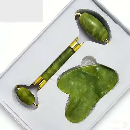 Set Gua Sha y Rodillo Facial - Ritual de Belleza en Casa