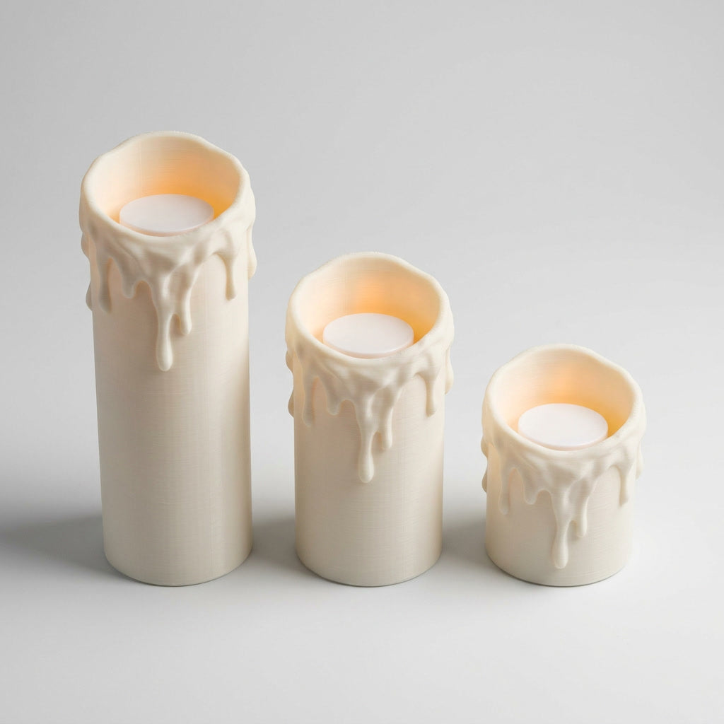 Imagen ilustrativa generada con IA; solo para velas LED