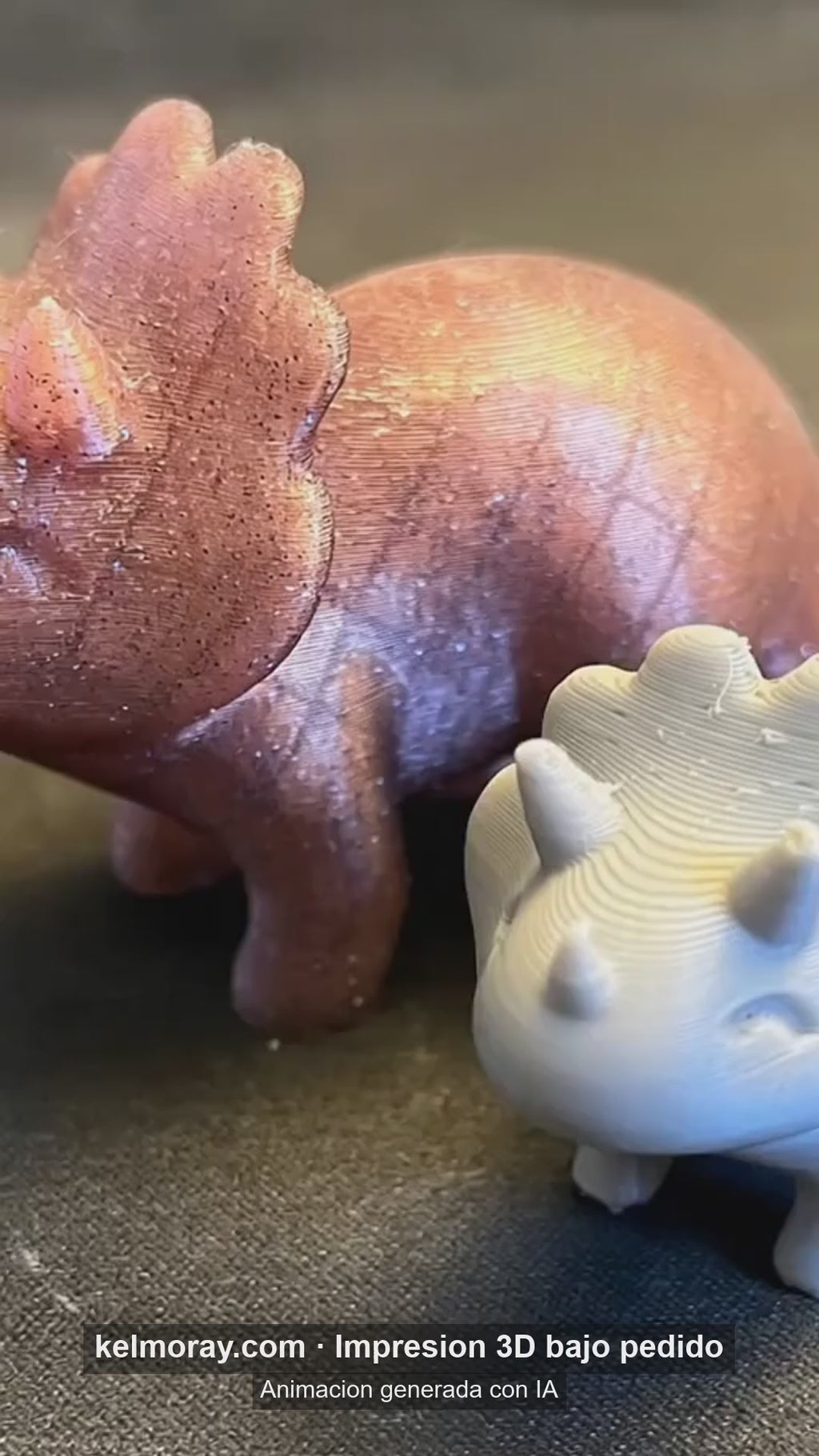 Triceratops Decorativo - Pieza 3D impresa bajo pedido